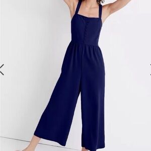 Madewell Deep Blue Jumpsuit